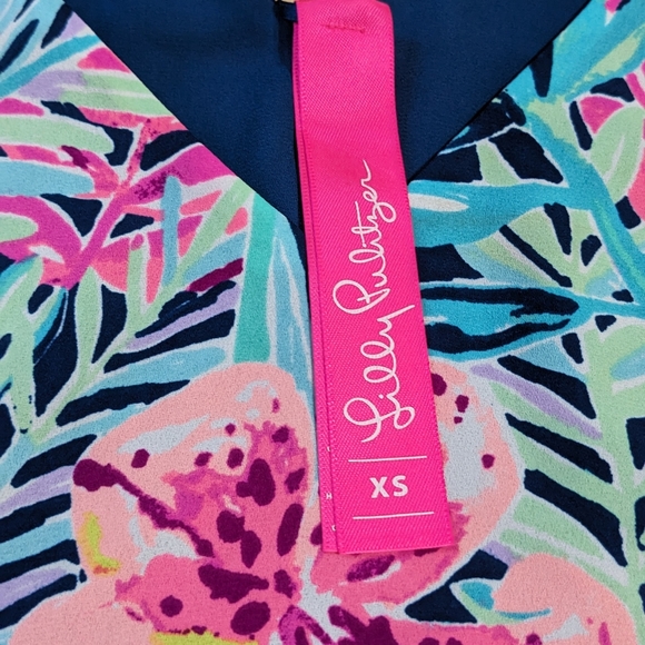 EUC! Lilly Pulitzer Florin Reversible Top Multi Slathouse Soiree Size XS - Picture 7 of 14